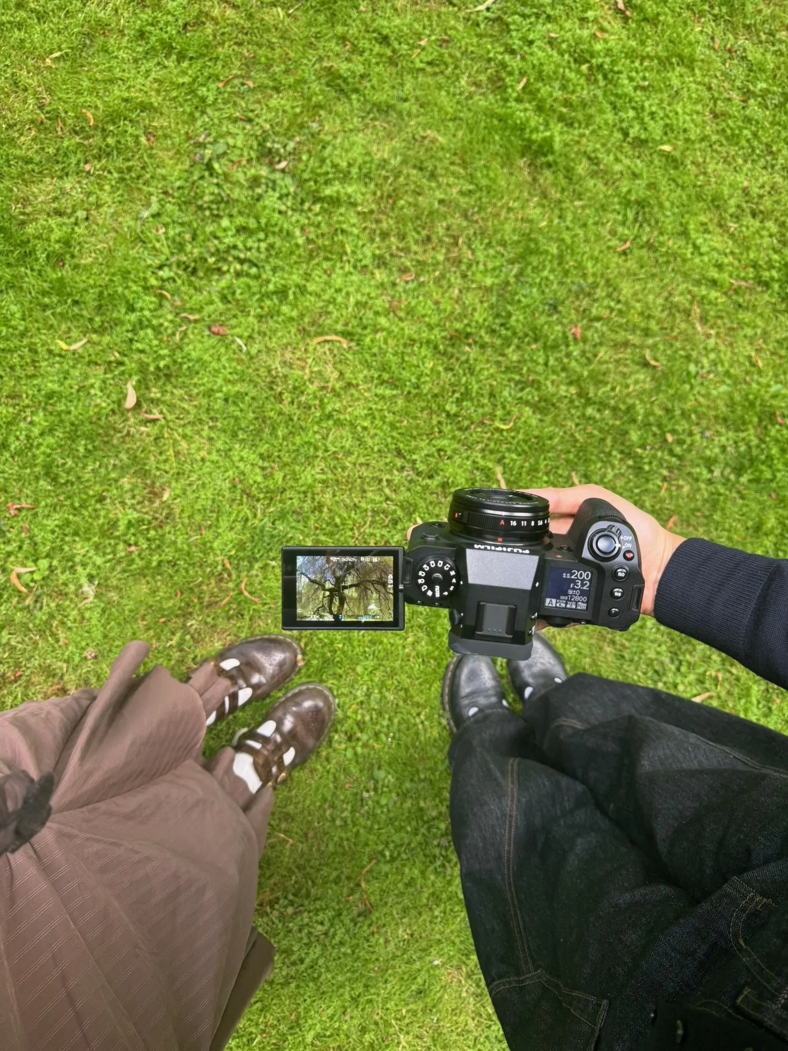 me, alicia, and my fuji